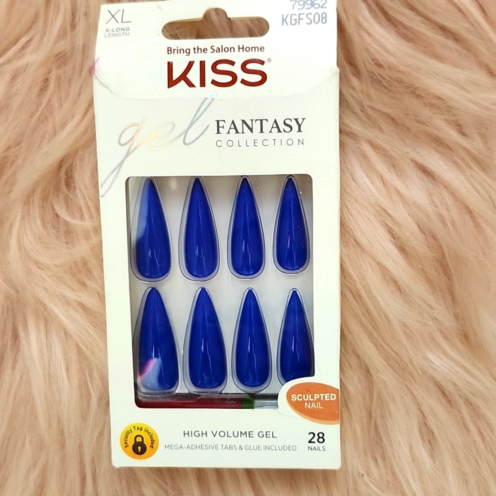 Brand New KISS GEL FANTASY False Nails-XL